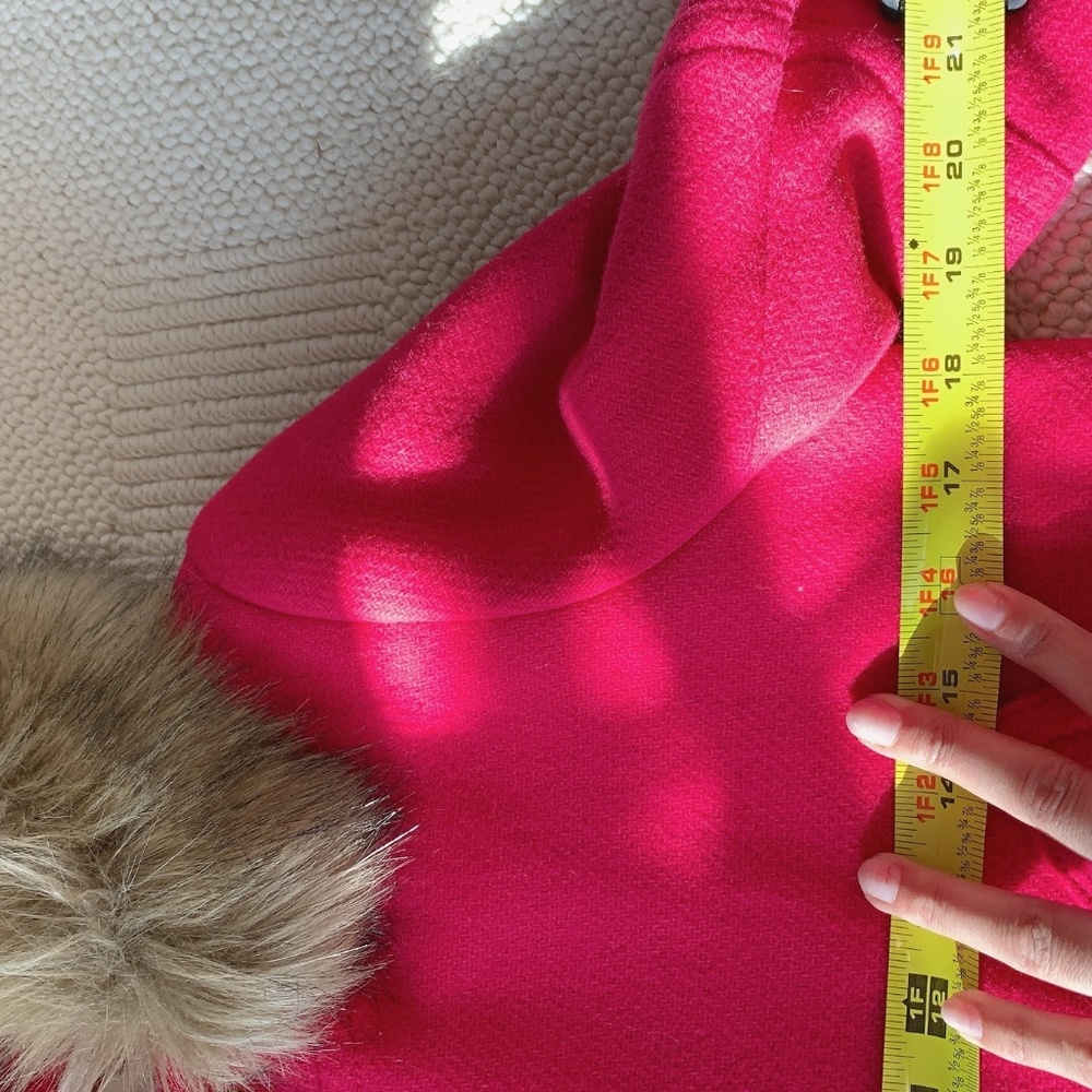 NWT JCrew Chateau Stadium Cloth Parka Coat Pink Size 2 - Picture 6 of 8